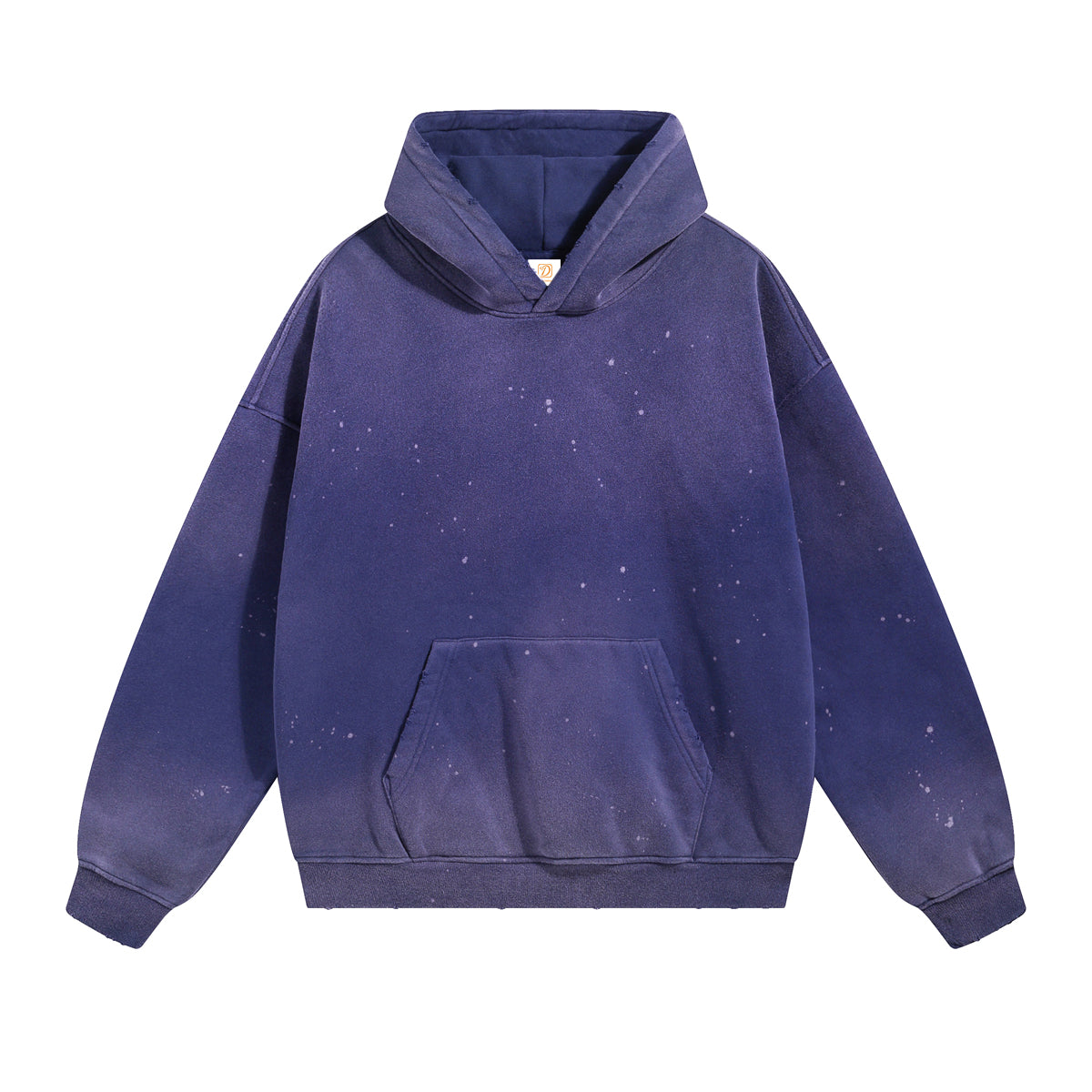 Mens Clothing Custom Hoodies logo Waxing Printing Vintage Fleece High Quality Fashion Blank Drop Shoulder Oversized Hoodies