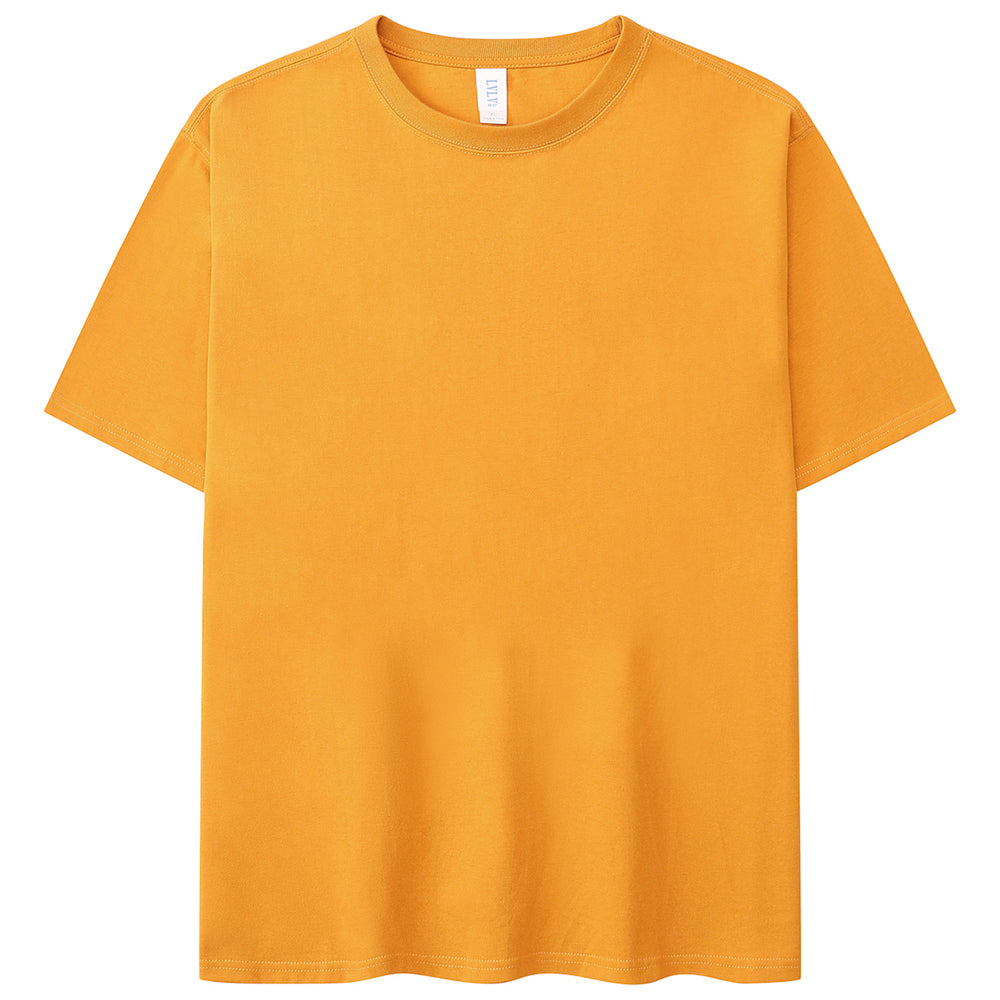 High Quality 230g O-neck T-shirts 2026 Summer 100% Cotton Custom logo Plain Streetwear Short Sleeve Fashion t Shirt for Men