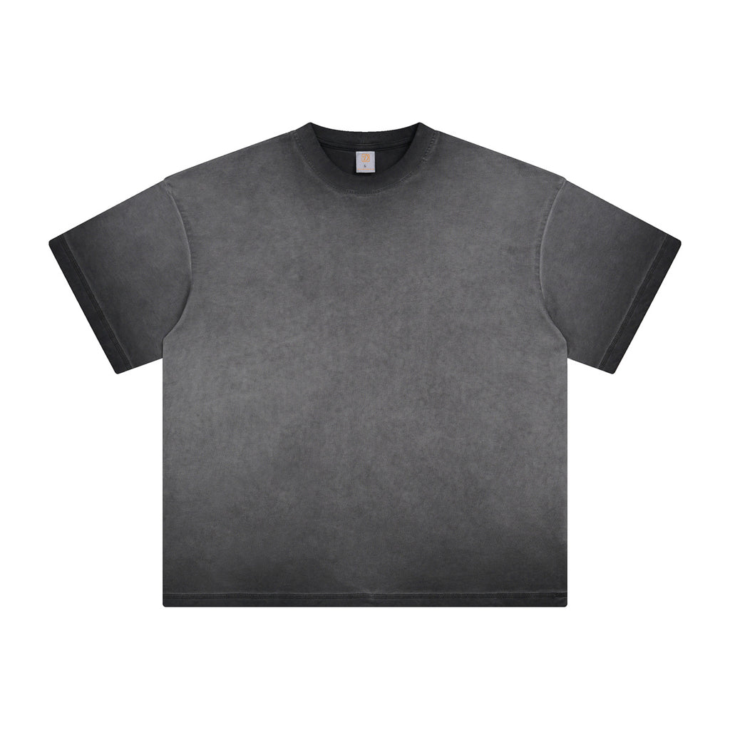 Tshirt Manufacturer 8 Colors Available Washable Gradient Heavyweight Loose Sleeved Short Sleeved Shirt with Dropped Shoulders