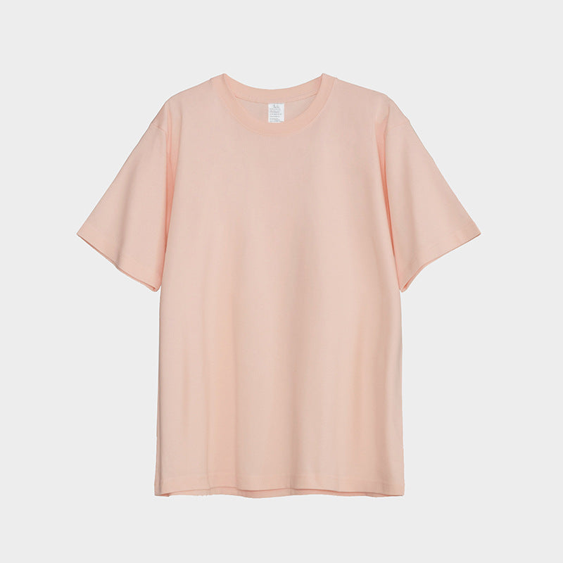 You Can Customize Your Favorite Pattern 25 Color Pure Cotton Loose and Seamless Tubular Knit T Shirt Blanks Tshirt Manufacturer