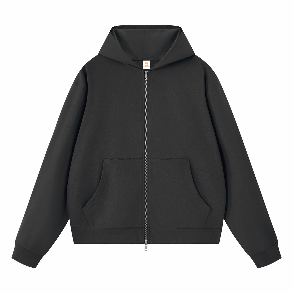 Boxy Loose Fitting Hooded Sweatshirt Heavyweight Hoodie 360g American Style Zipper Pullover Shirt Autumn and Winter Style