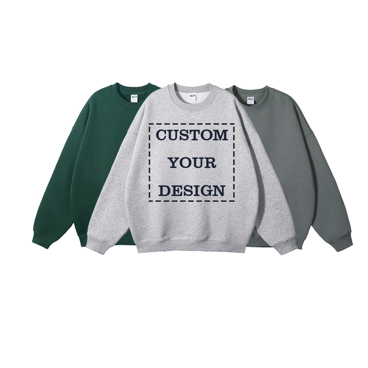Men's Hoodies Streetwear Crew Neck Blank High Quality Wireless Fleece Custom logo Pullover Wholesale Screen Printed Hoodies