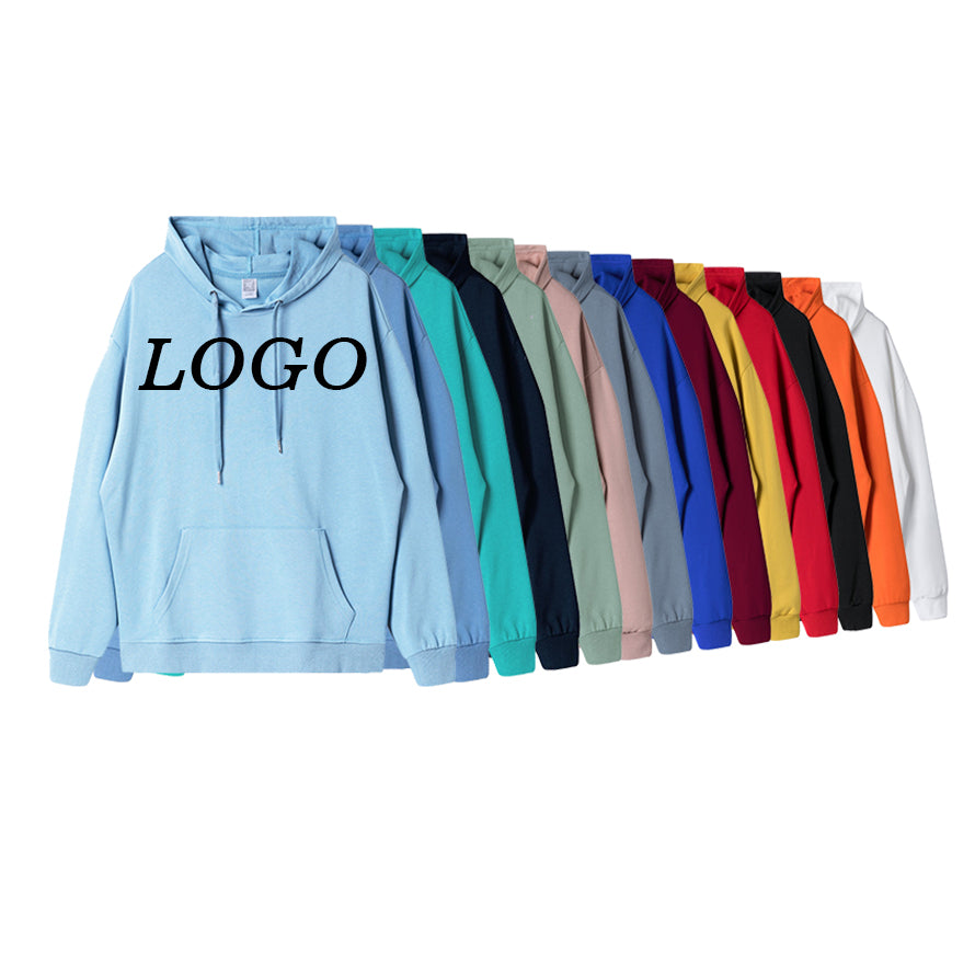 Oversized Men's Hoodies Custom 100% Cotton High Quality Drop Shoulder Streetwear New Style Puff Printing Hoodie Manufacturers