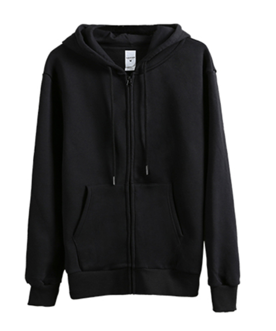High Quality Hoodie 4 Color Fleece Adult Zipper Pullover Shirt Multiple Processes to Choose From Autumn and Winter Style