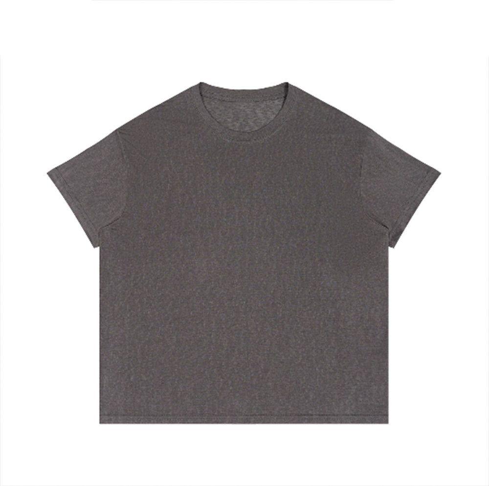 High Quality Loose Fitting Short Sleeved Lyocell Short Sleeved Men's t Shirt Lightweight Breathable Semi Transparent Blouse