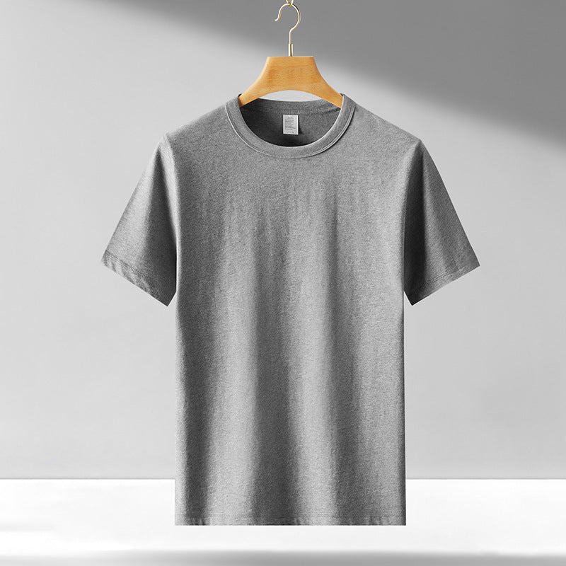 300G Heavyweight Multi Color Round Neck Basic Short Sleeve High Quality Drop Shoulder 100% Cotton Heat Transfers for T-shirts