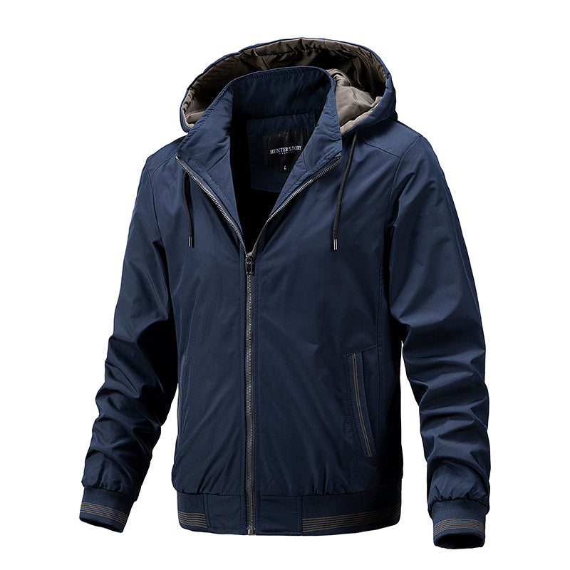 Customize Your Own Exclusive Design 4 Color Jacket Men's Coat Detachable Hooded Insulated Plain Oversized Jacket Winter Style