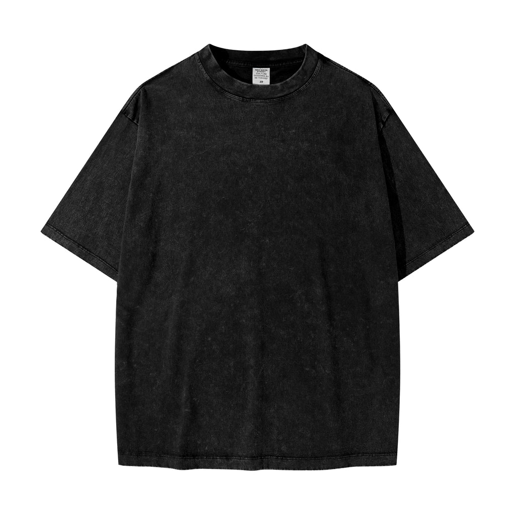 Customized t Shirts Optional Pattern Heavy Wash Batik Water Resistant Loose Sleeved Relaxed Short Sleeved Style Large Size