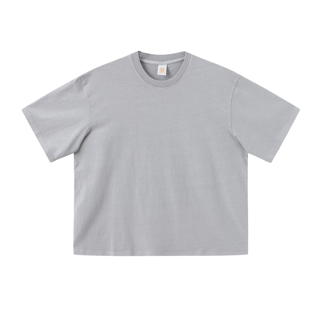 Boxy Vintage Short Style Washed Custom Streetwear Heavy Cotton Drop Shoulder Short Sleeve t Shirts High Quality