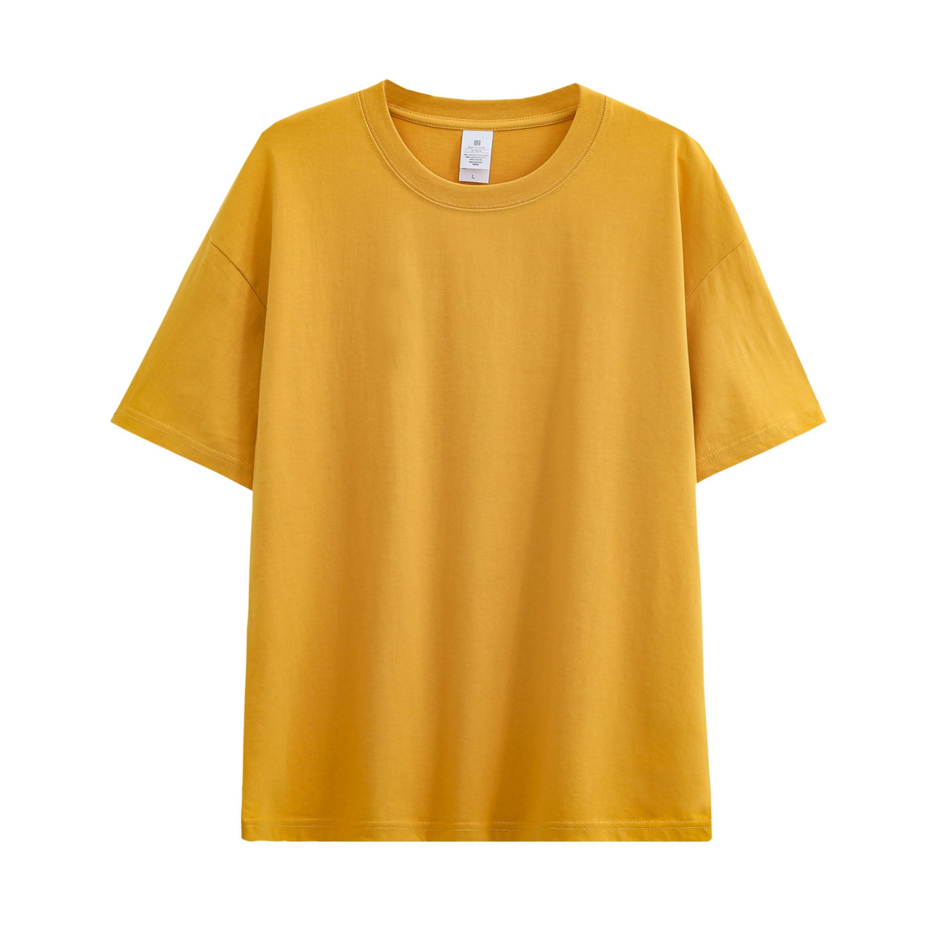 Tshirt Custom logo Multicolored Streetwear Heavyweight Drop Shoulder 100% Cotton Oversized Round Neck Short Sleeve Tshirts