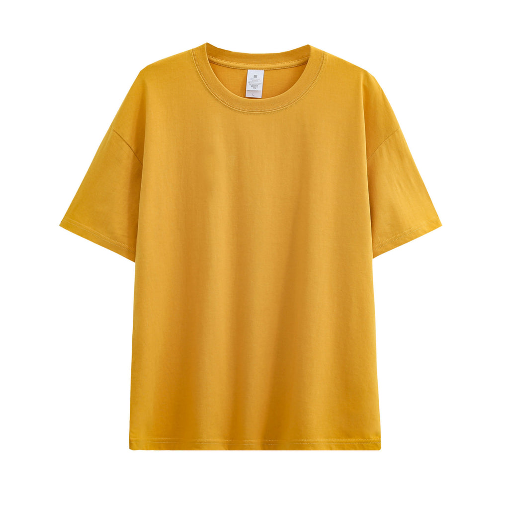 Hot Sell Wholesale Customized t Shirts High Quality New Design Summer Short Sleeve 100% Cotton Drop Shoulder Men's T-shirts