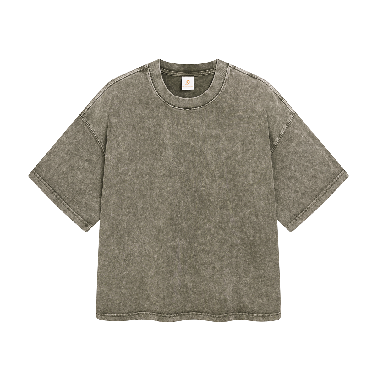 275G Men's T-shirts Customized Blank Plain Heavy Cotton Boxy Short Streetwear Style Acid Wash t Shirt for Men High Quality