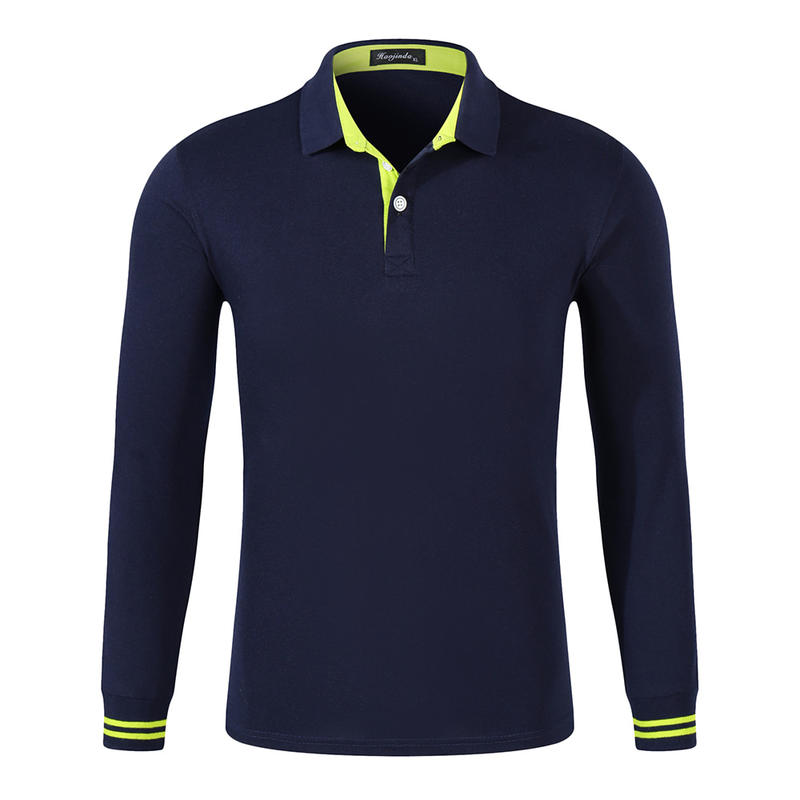 Custom logo 8 Color Toner Pad Long Sleeved Collarless POLO Shirt Plain for Printing Multiple Processes to Choose From Summer