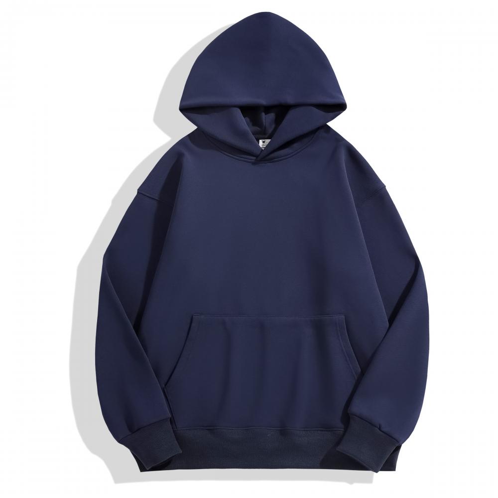 Hoodie Manufacturer Unhooded Pullover with Dropped Shoulders and Hooded Vest Hoodies Printing Custom American Style Design