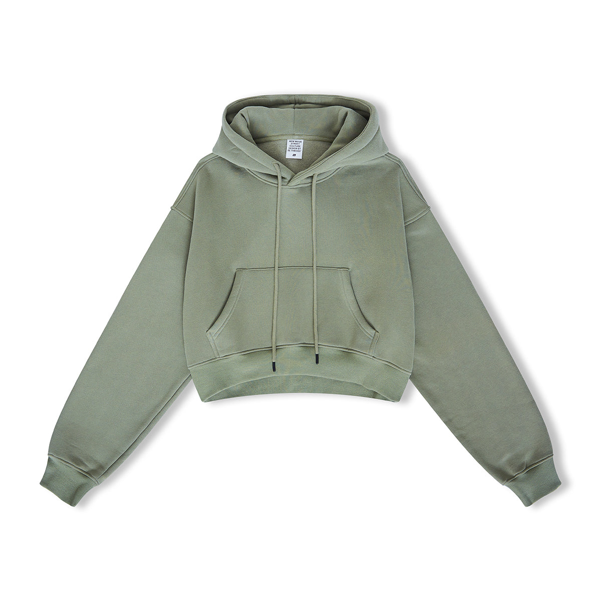 Wholesale Hoodies 12 Color Fleece Hooded Women's Short Sleeve Crop Top in Solid Color High Quality Plain Hoodies for Printing
