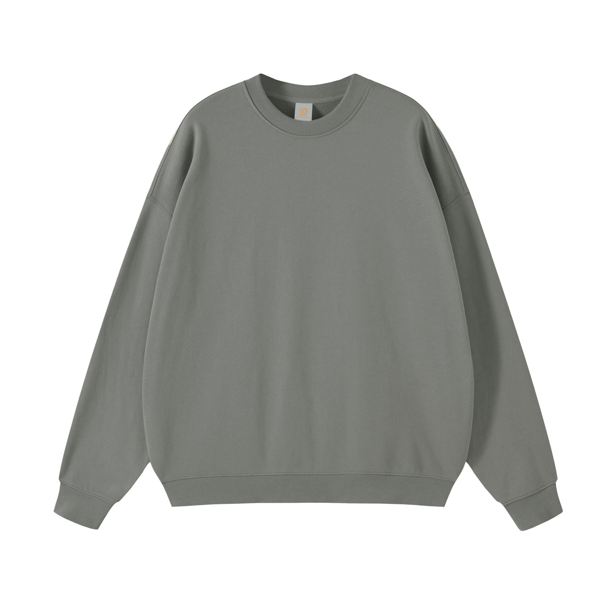 100% Cotton 400Gsm Pullover Oversize Sweatshirts Heavyweight Hoodie Crew Neck Sweatshirt Can Design Patterns for You for Free