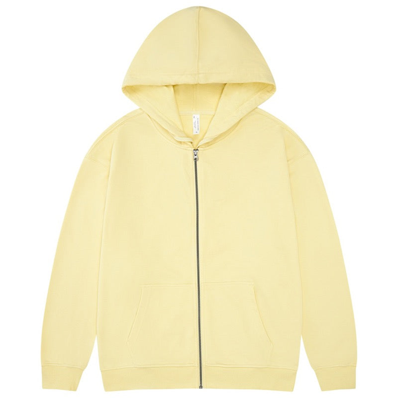 Wholesale China Printing Custom Cotton French Style Loop Zipper Sweatshirt Personalized Hoodies  Design Unisex High Quality