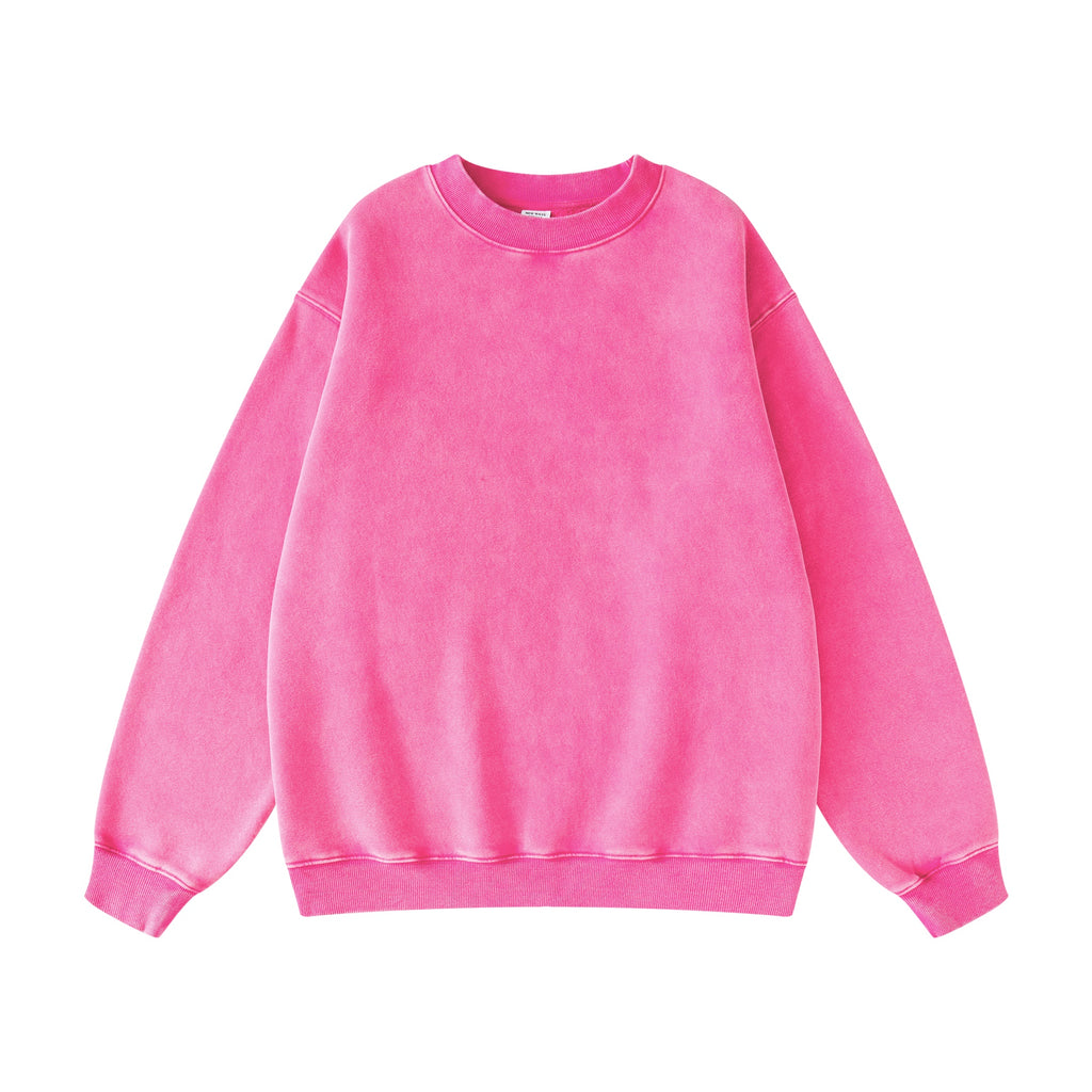 Heavy Weight Washed Wholesale Fleece Pullover Distressed Embroidery Vintage French Terry  Blank Sublimation Winter Hoodie