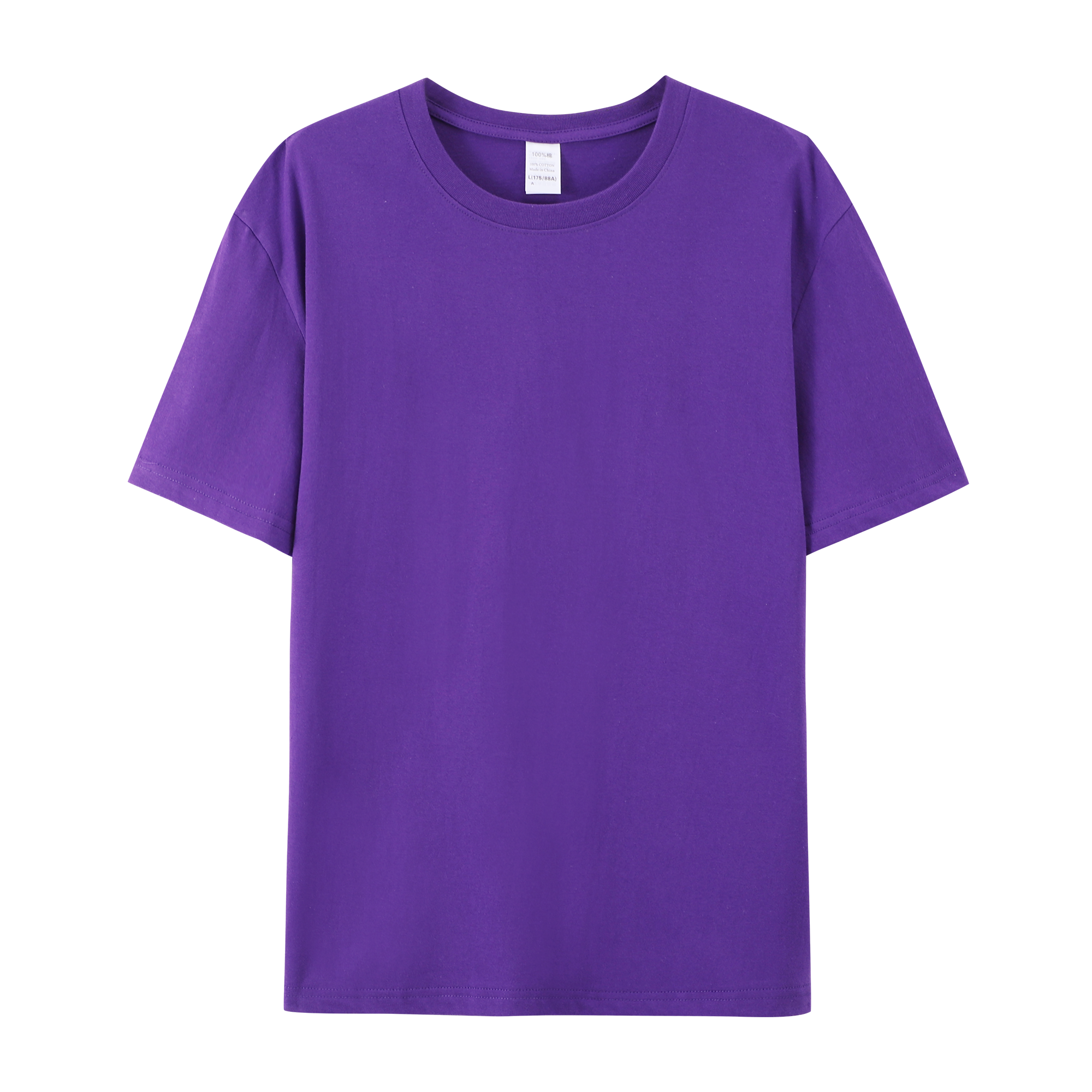 Men's Cotton T-shirt Streetwear New Style High Quality Embroidery logo Round Neck Wholesale Custom Puff Printing T-shirt