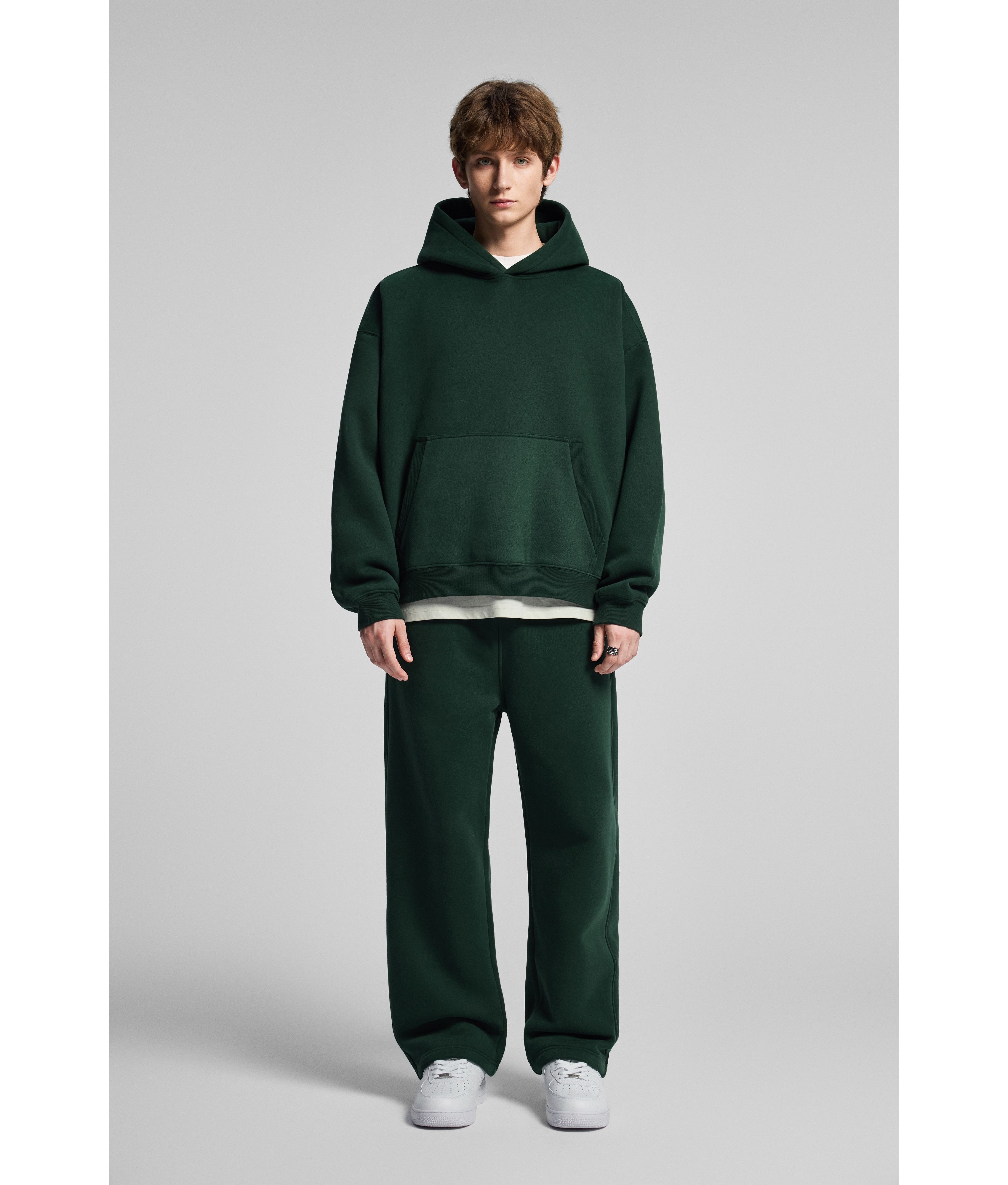 Wholesale High Quality Pullover Drop Shoulder Knitted Men's Hoodies & Sweatshirts