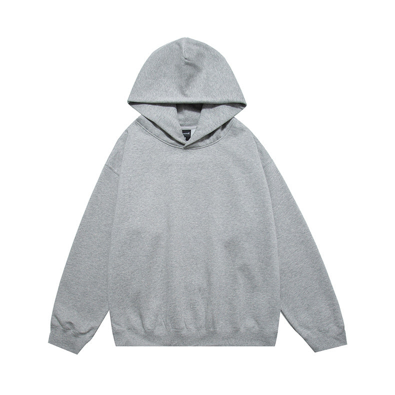 Customized Hoodies 350gsm 6 Color Pocketless No Brim Rope Fleece Loose Fitting Pullover OVERSIZE Autumn and Winter Style