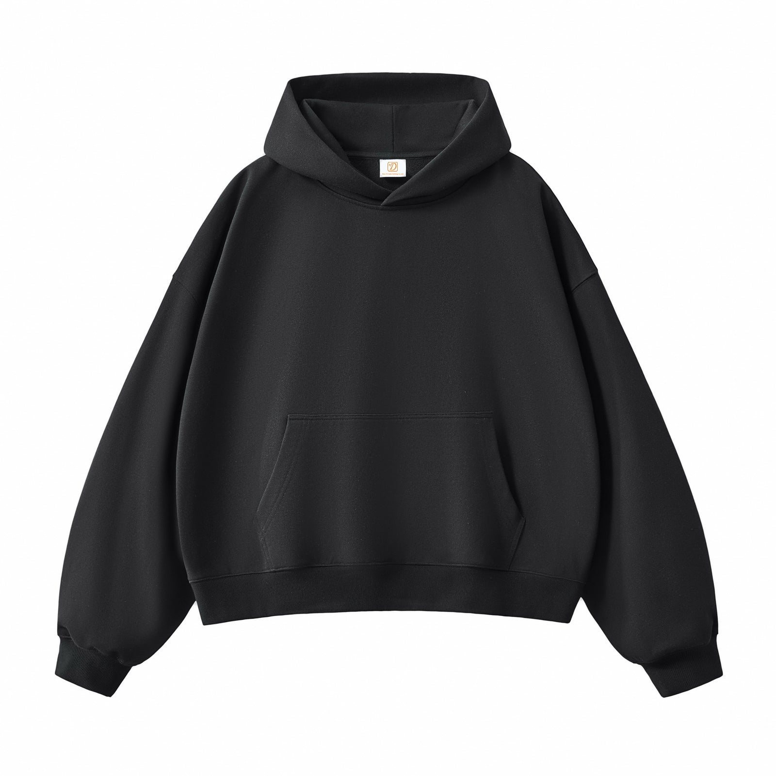 High Quality Thick Custom Logo 420g Fashion Short Boxy New Style Drop Shoulder Hoodie