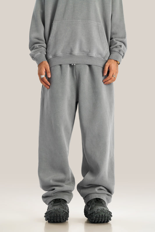 American Style Retro Washed and Padded Straight Leg Sweatpants From a Trendy Brand Sweatpants High Quality Winter Style