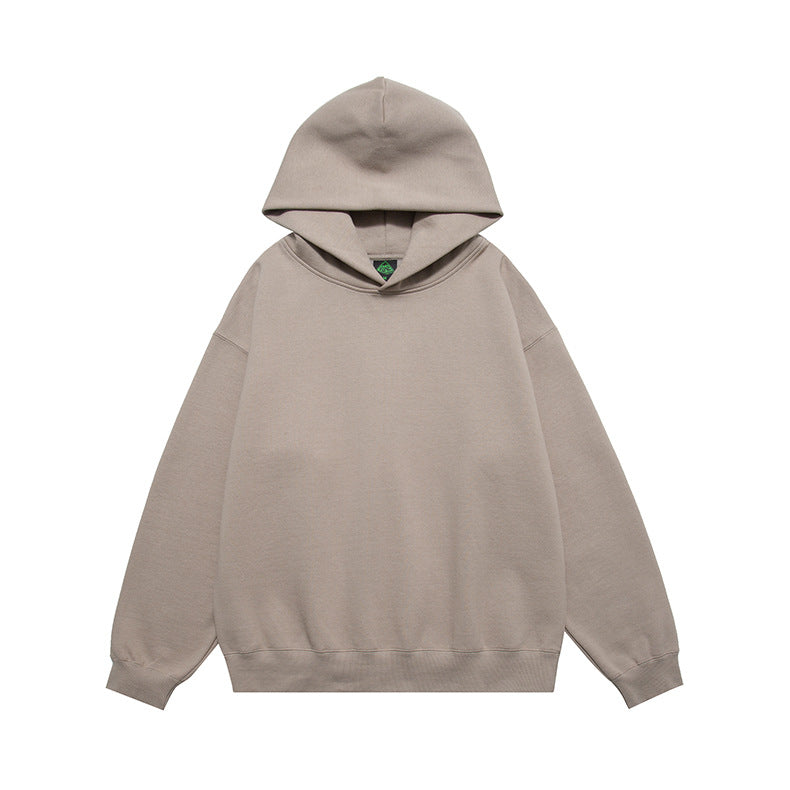 Customized Hoodies 350gsm 6 Color Pocketless No Brim Rope Fleece Loose Fitting Pullover OVERSIZE Autumn and Winter Style