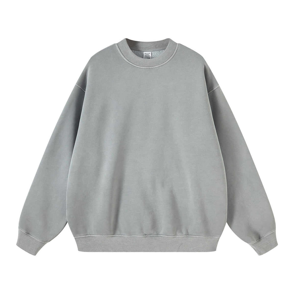 Customized 8 Color Washed Distressed Fleece Pullover Hoodie High Quality Crewneck Sweatshirt Unisex Fall and Winter Collection