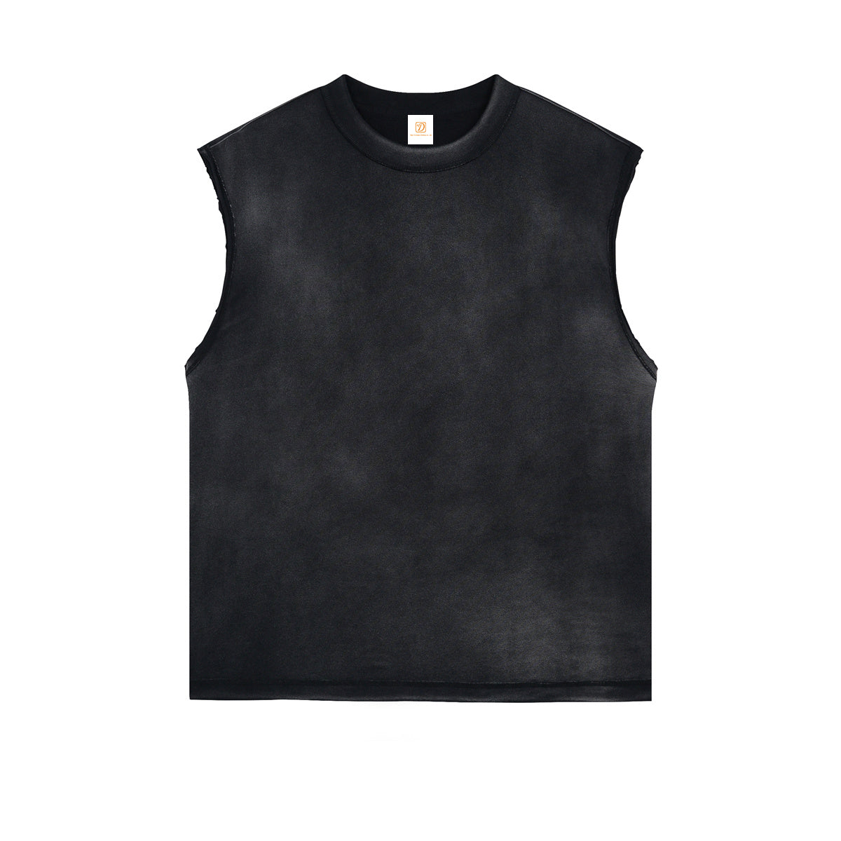 Heavyweight Sleeveless t Shirts Custom Vintage High Quality Acid Wash Heavy Cotton Round Neck Sport Blank Tshirts Wholesale
