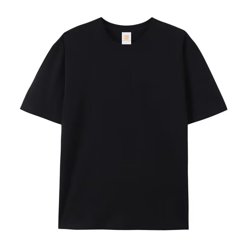 Plus Size Men's Tshirt Customized High Quality 220 Gsm Cotton Blank Pure Color Plain Streetwear Oversized Round Neck t Shirts