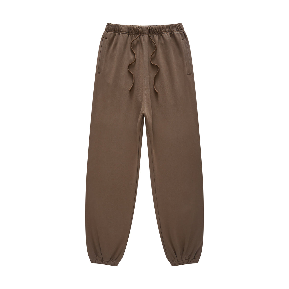 450 Gsm Sweatpants for Men 2024 Belted Trousers Heavyweight Trousers Plain Sweatpants 100 Cotton Blanc Personalized Design