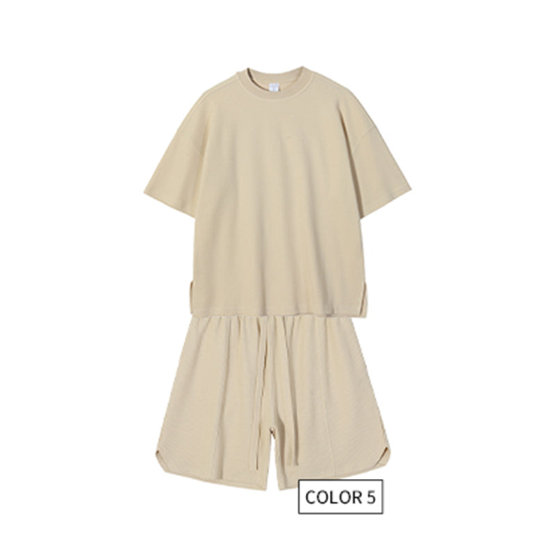 Loose High Quality t Shirt Set 2026 Summer New Design Streetwear Sublimation Unisex Wholesale Personalized T-shirts and Shorts