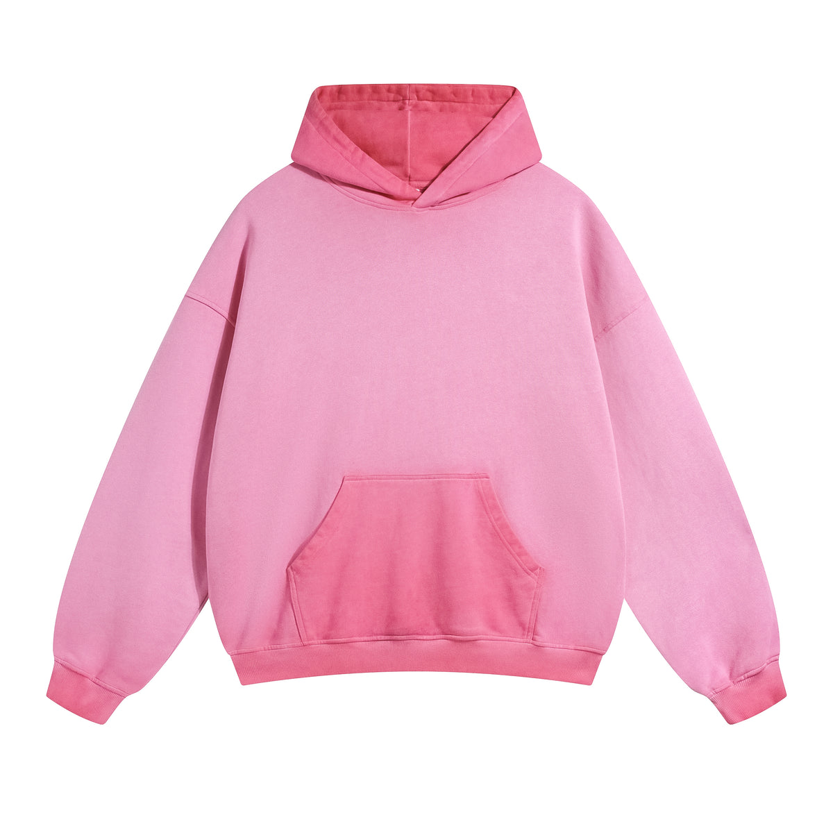 100% Cotton 430 Grams of Distressed Washed Loose Fitting Fashion Pullover Hoodies Loose Fitting Cotton Casual Brand Hoodies