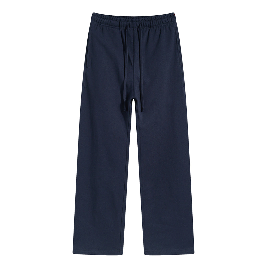 Custom Sweatpants Pure Color Blank Terry Loose High Quality Streetwear High Quality Polyester/Cotton Wholesale Sweatpants