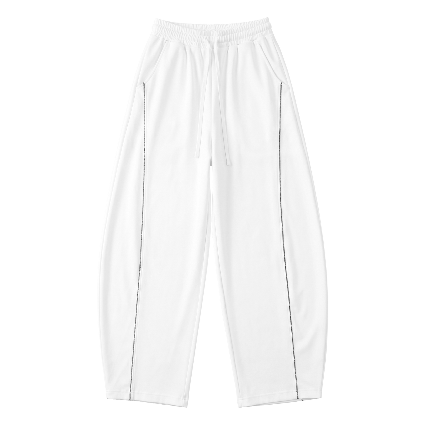 OEM High Quality Contrasting Color Bold Line Stitched Sporty Casual Men's Sweatpants Sabre Sweatpants Unisex American Style