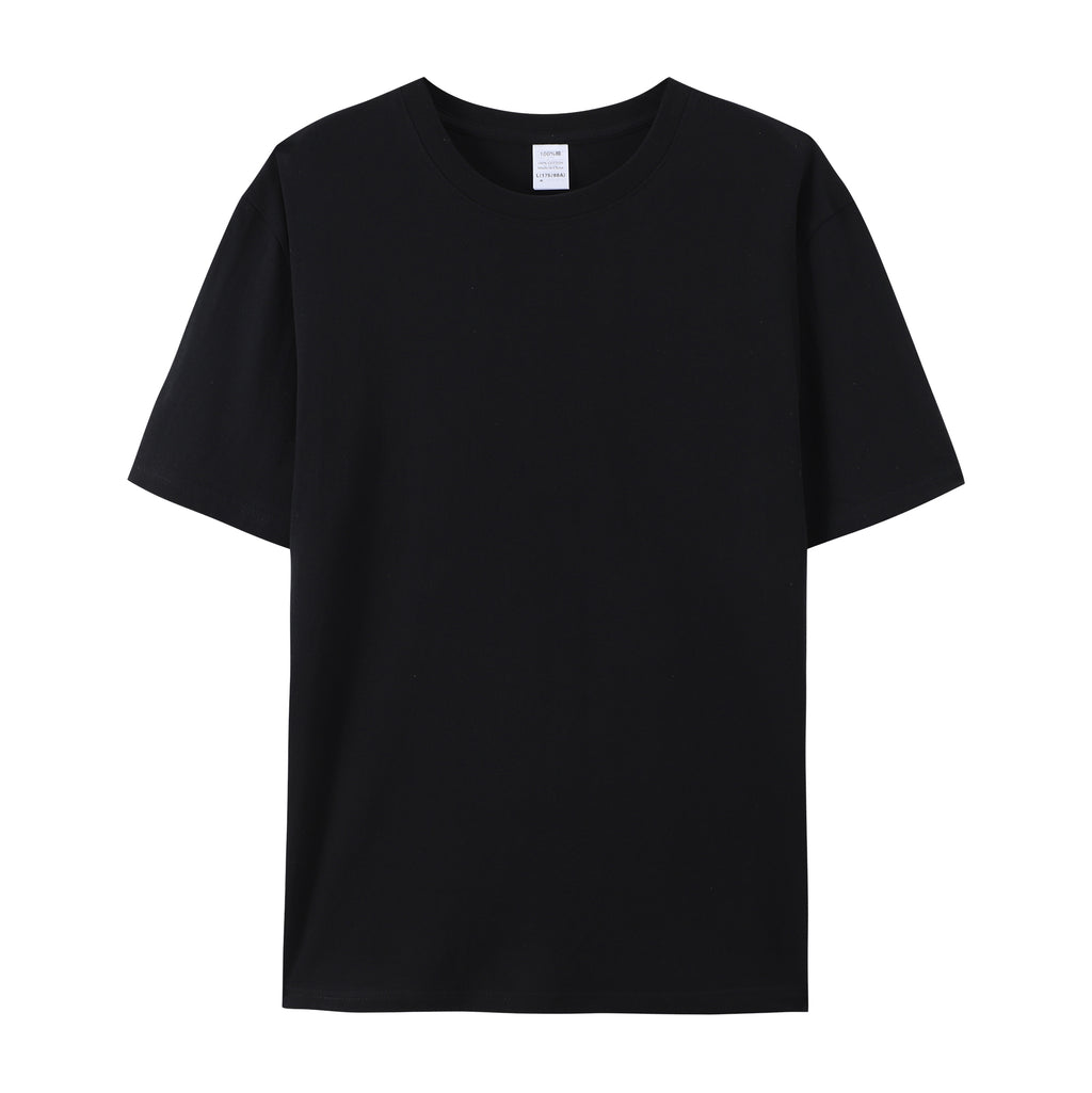 High Quality Multi Color T-shirts Blank Round Neck Pure Color Heavy Cotton Cusrtom logo Summer New Design Personalized T-shirt