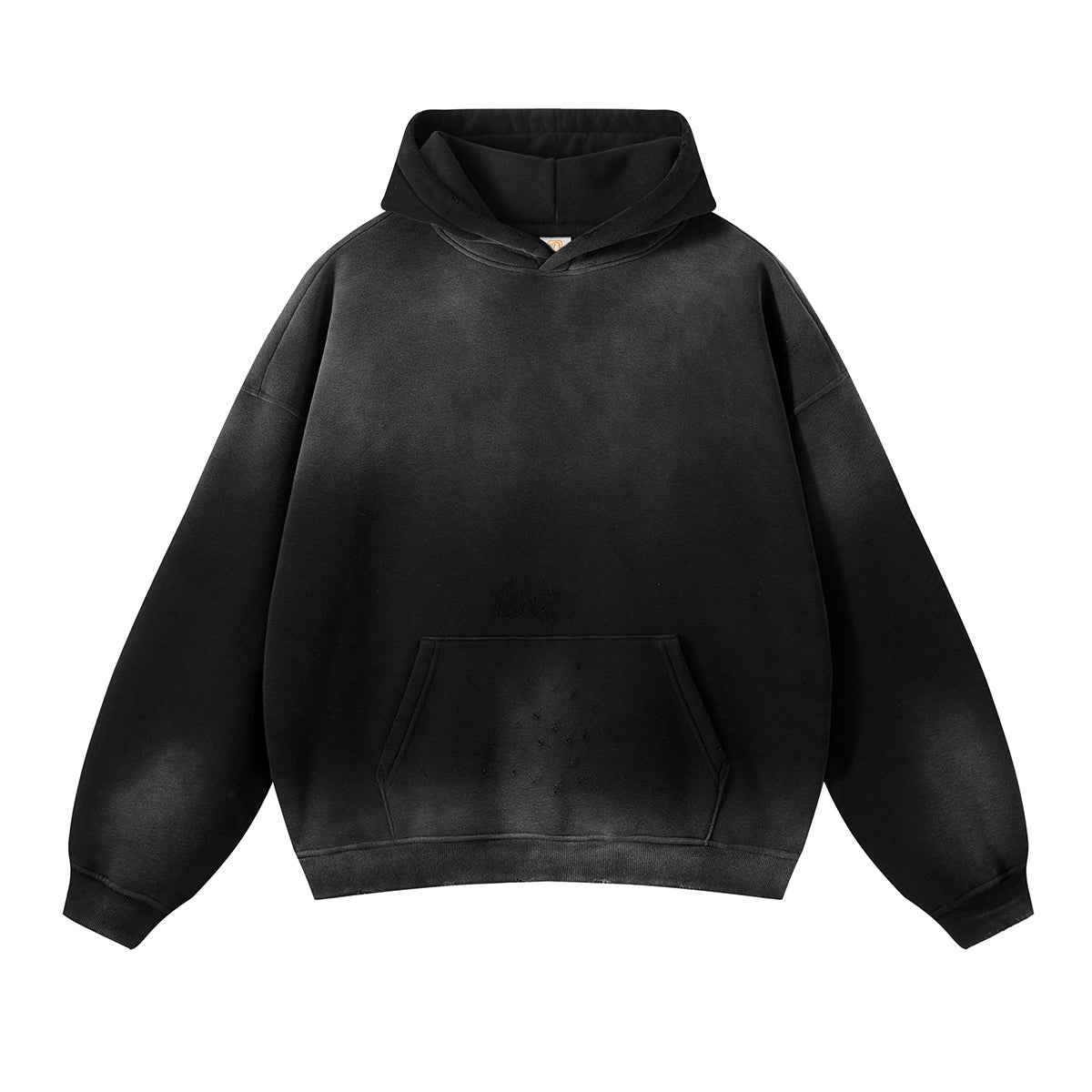 Manufacturers Washand bleach Sweatshirt with Spray Dye and Edge Grinding Process for an Aged Look High Quality Couple Hoodies
