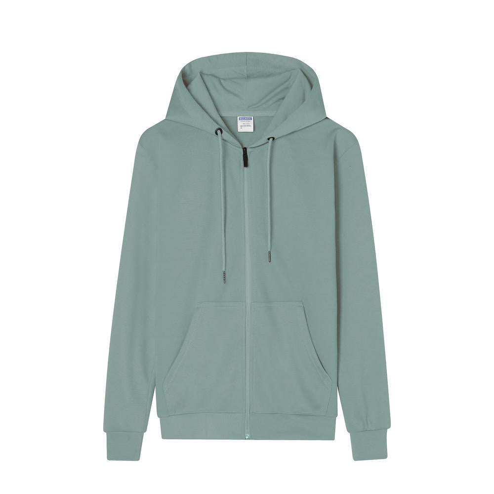 Wholesale Plus Size Custom Blank Full Zip Cotton Heavyweight Puff Printing Oversized Fashion Hoodies High Quality
