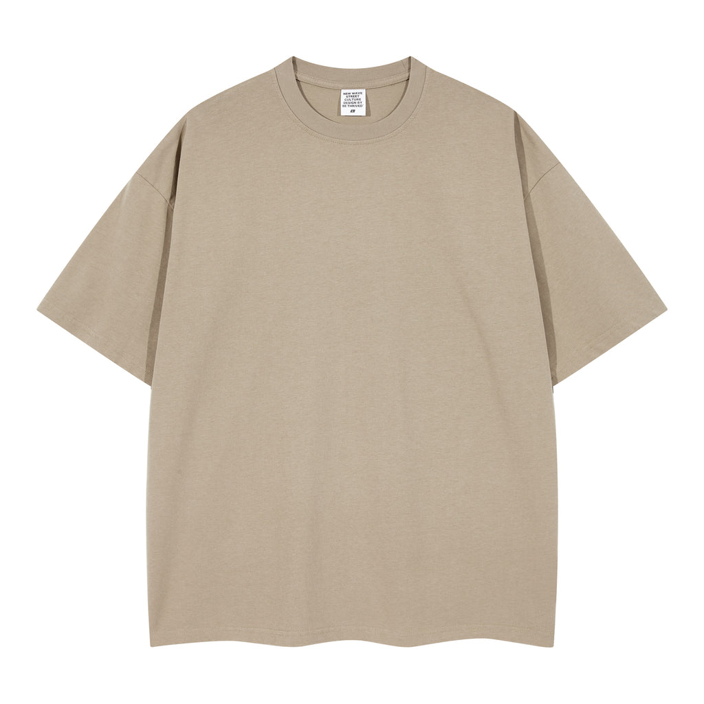 Customized t Shirts 100% Cotton Streetwear Loose High Quality Drop Shoulder t Shirt Wholesale Blank Screen Printed Plain t Shirt