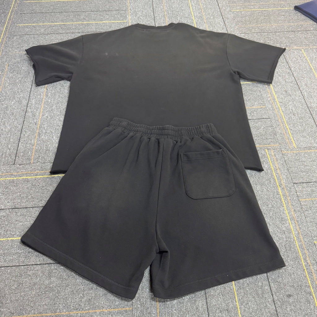 Customized t Shirts Streetwear Acid Wash Blank Heavyweight Vintage Drop Shoulder High Quality Mens T-shirt Printed