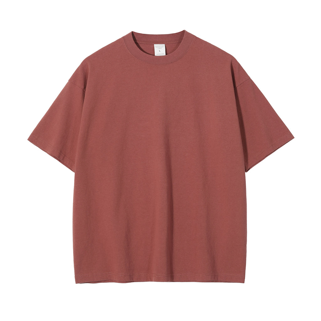 Blank Basic High Quality T-shirts 100% Cotton Custom Streetwear Heavyweight Round Neck Summer Short Sleeve Fashion Tshirt
