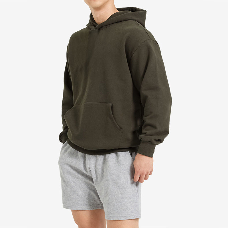Customized for You a Pullover with Options American Style Large 100% Cotton Circle Without a Cap Loose Shoulder Design with a Hood