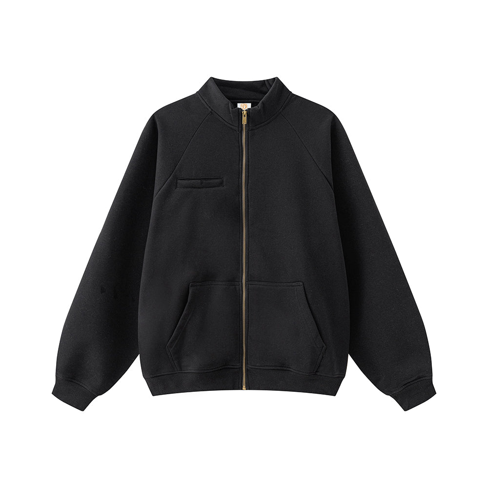 Hoodie Manufacturers 420G Fashion Padded Non Fleece Composite Fleece Crew Neck Pullover Sweater Heavyweight Hoodie Man Hoodie