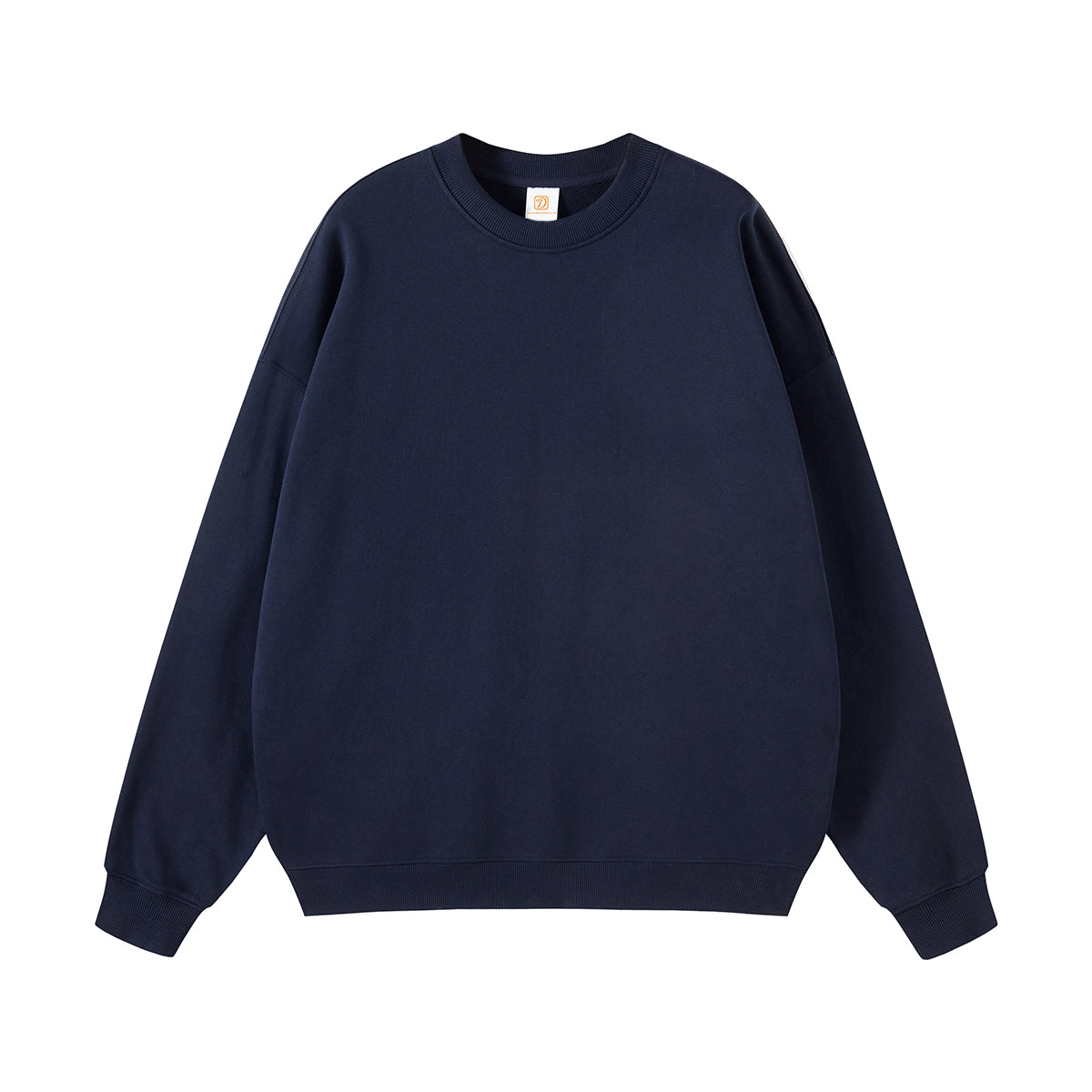 Customized 100% Cotton Heavy Weight Wool Pullover with a Round Neck Personalized Designer Men for Men High Quality Vintage Style