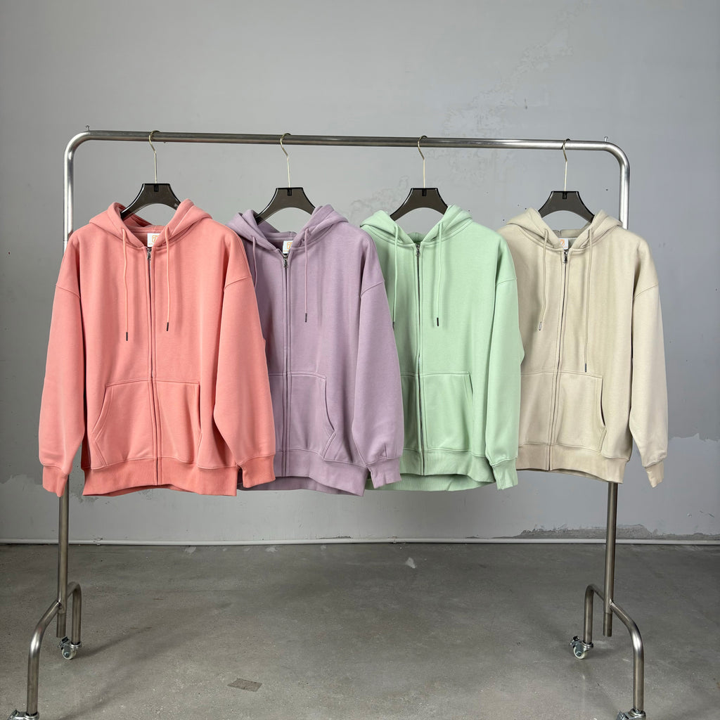 High Quality Distressed Zip up Fleece Hoodies and Sweatshirts Blank Pullover Manufacturer Hoodies