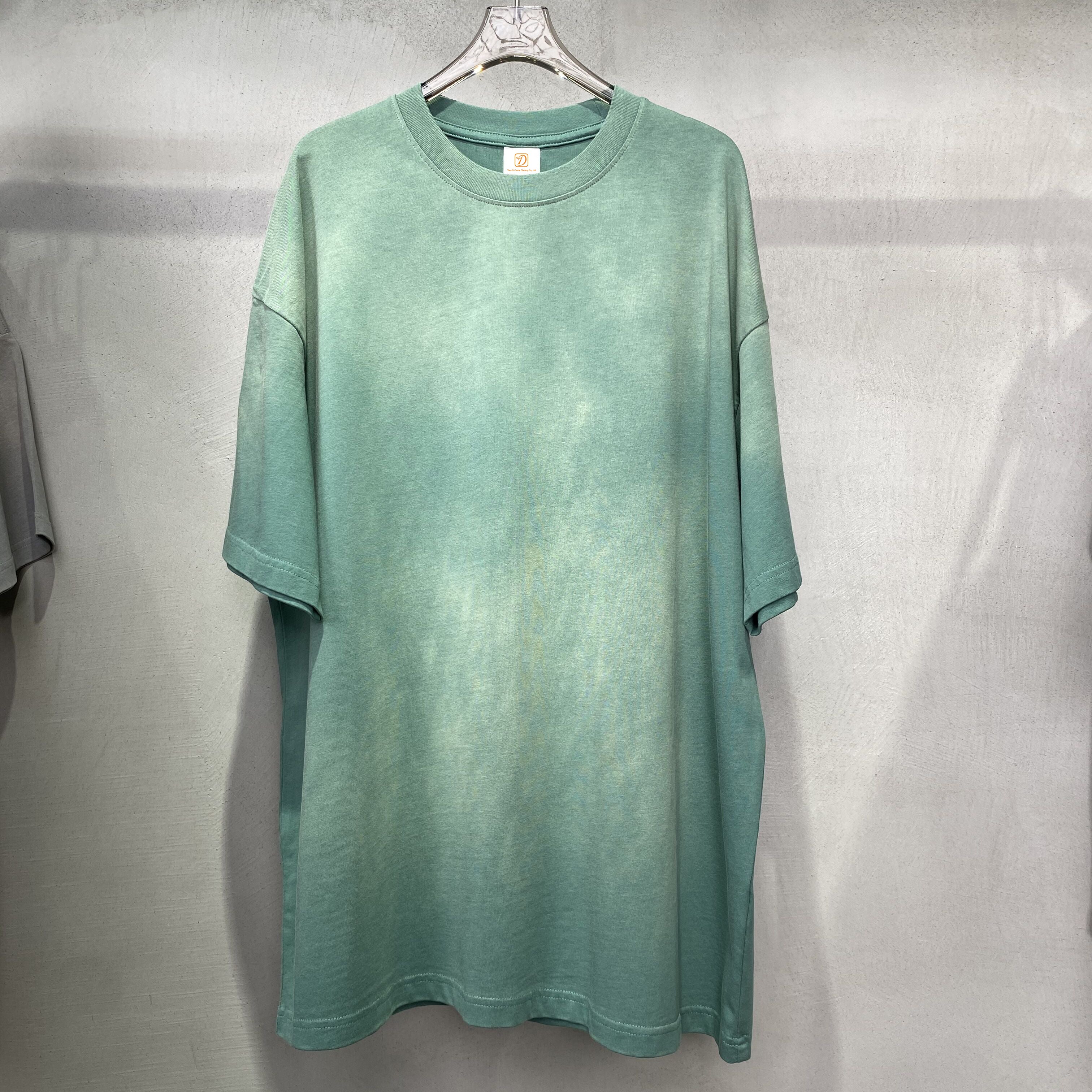 100% Cotton Custom Tshirt logo Streetwear Acid Wash Drop Shoulder Vintage High Quality Blank Men's Heavy Weight Printed T-shirts