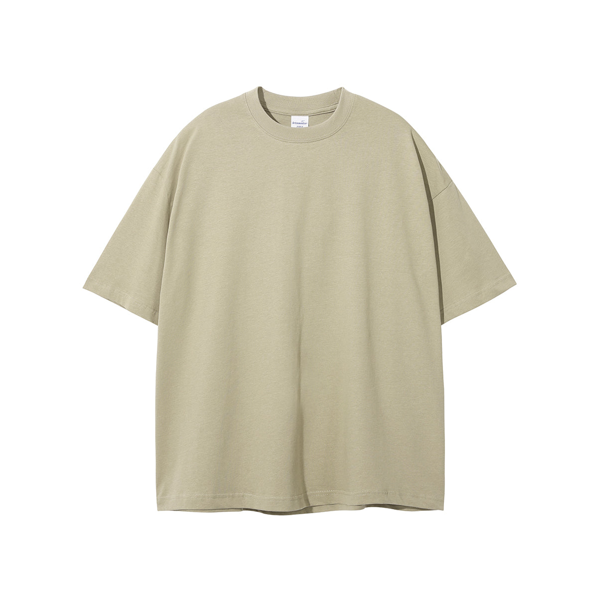 Hot Selling High Quality T-shirt Drop Shoulder Pure Color Round Neck Custom logo Blank Streetwear Short Sleeve t Shirt for Men