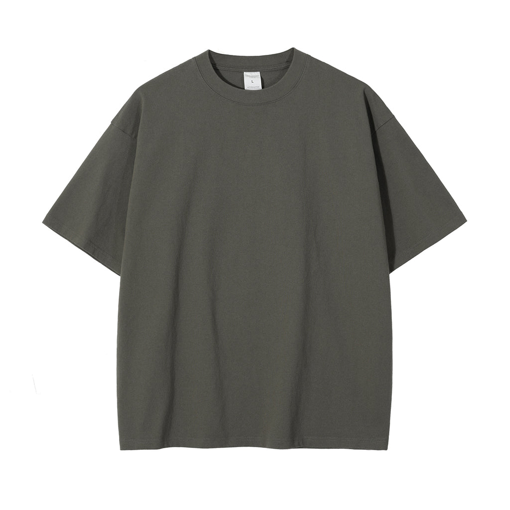 Oem Custom Men's Summer T-shirt New Style Short Sleeve Base T-shirt Blank Casual Acid Wash Design Personalized T-shirt