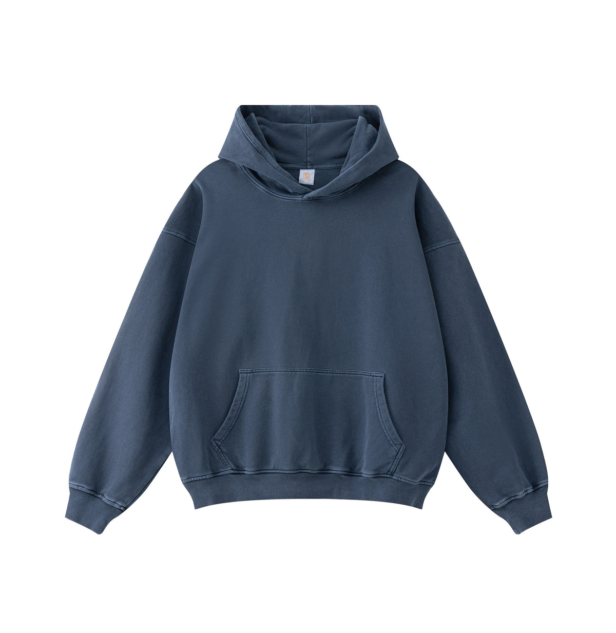 Men 380 Grams Loose Fitting Cotton Casual Brand Clothing Manufacturers Blank Unisex Hoodies Wholesale Worn Out Washed Sweatshirt